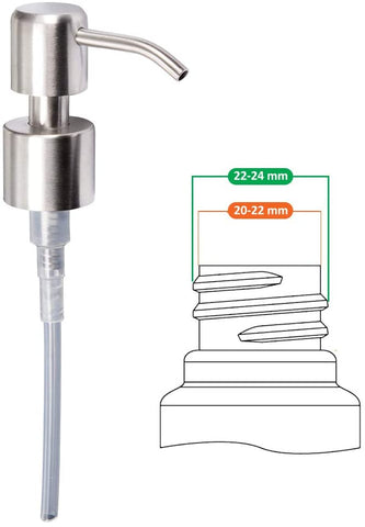 Kapitan Replacement Pump for Soap Dispenser 24mm High Quality INOX