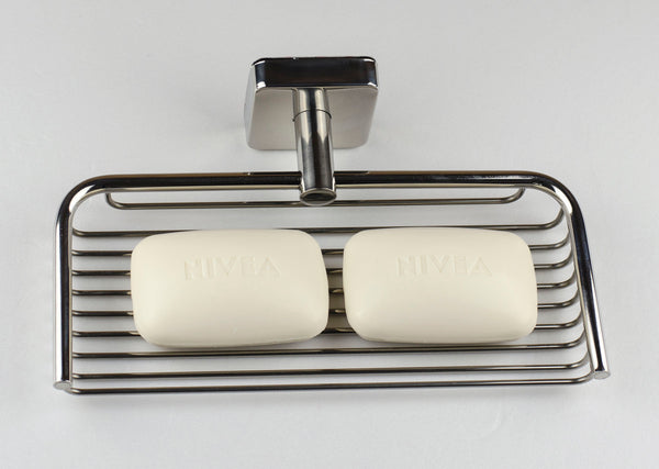 Kapitan Quattro Stainless Steel Bathroom Shower Caddy - bath-accessories.co.uk