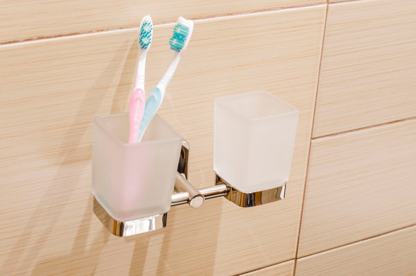 Kapitan Quattro Double Toothbrush Holder - bath-accessories.co.uk
