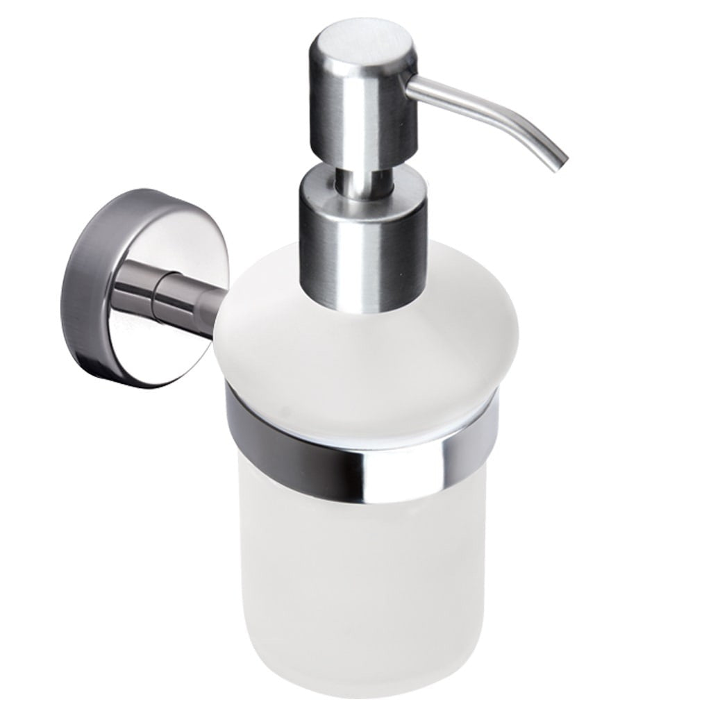 Wall Mounted Soap Dispenser Kapitan Stainless Steel Frosted Glass wall-mounted-soap-dispenser-kapitan-stainless-steel-frosted-glass