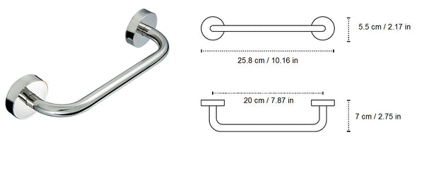 Kapitan Bathroom Grab Bar - bath-accessories.co.uk